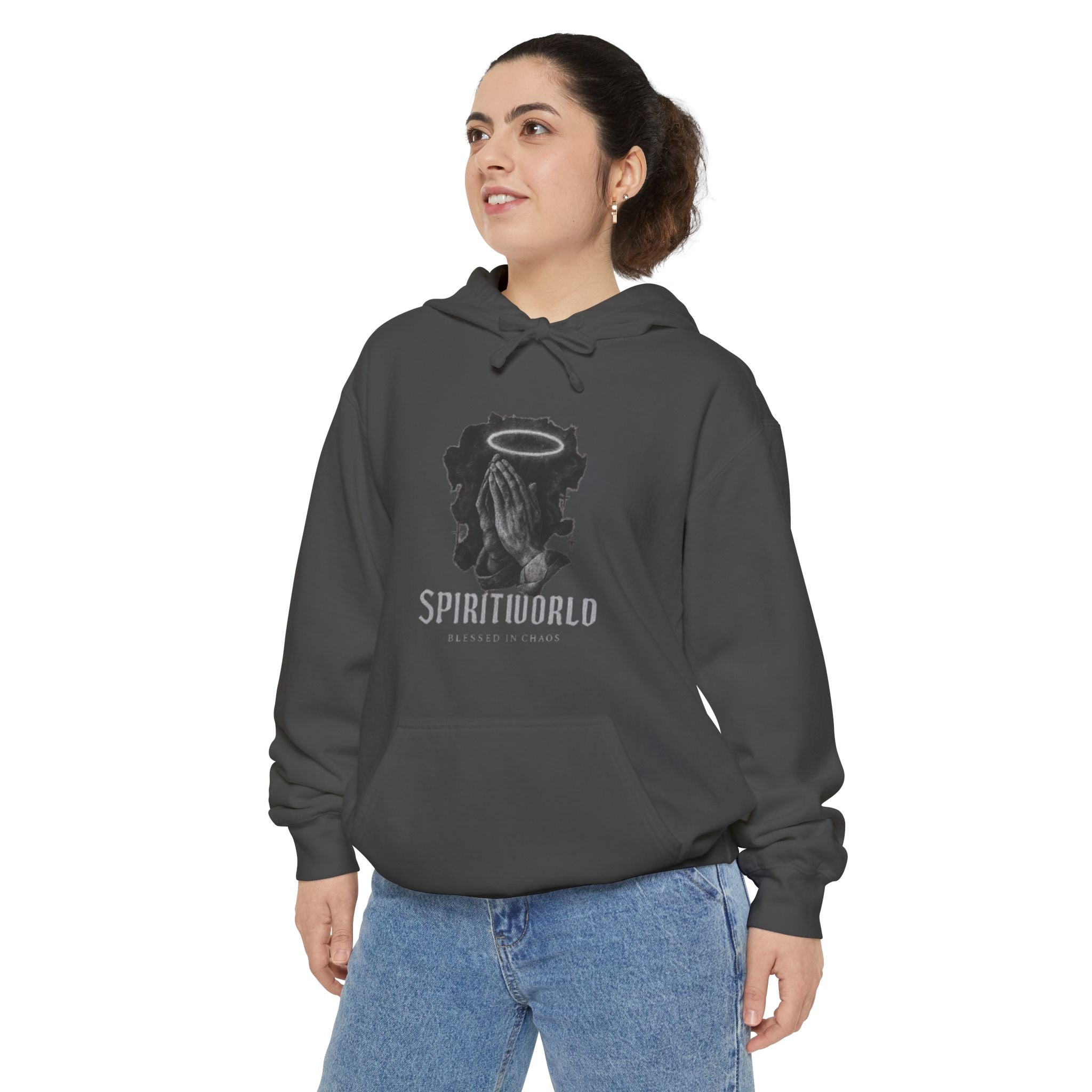 Spirit Wrld Prayer Hands Graphic Pullover