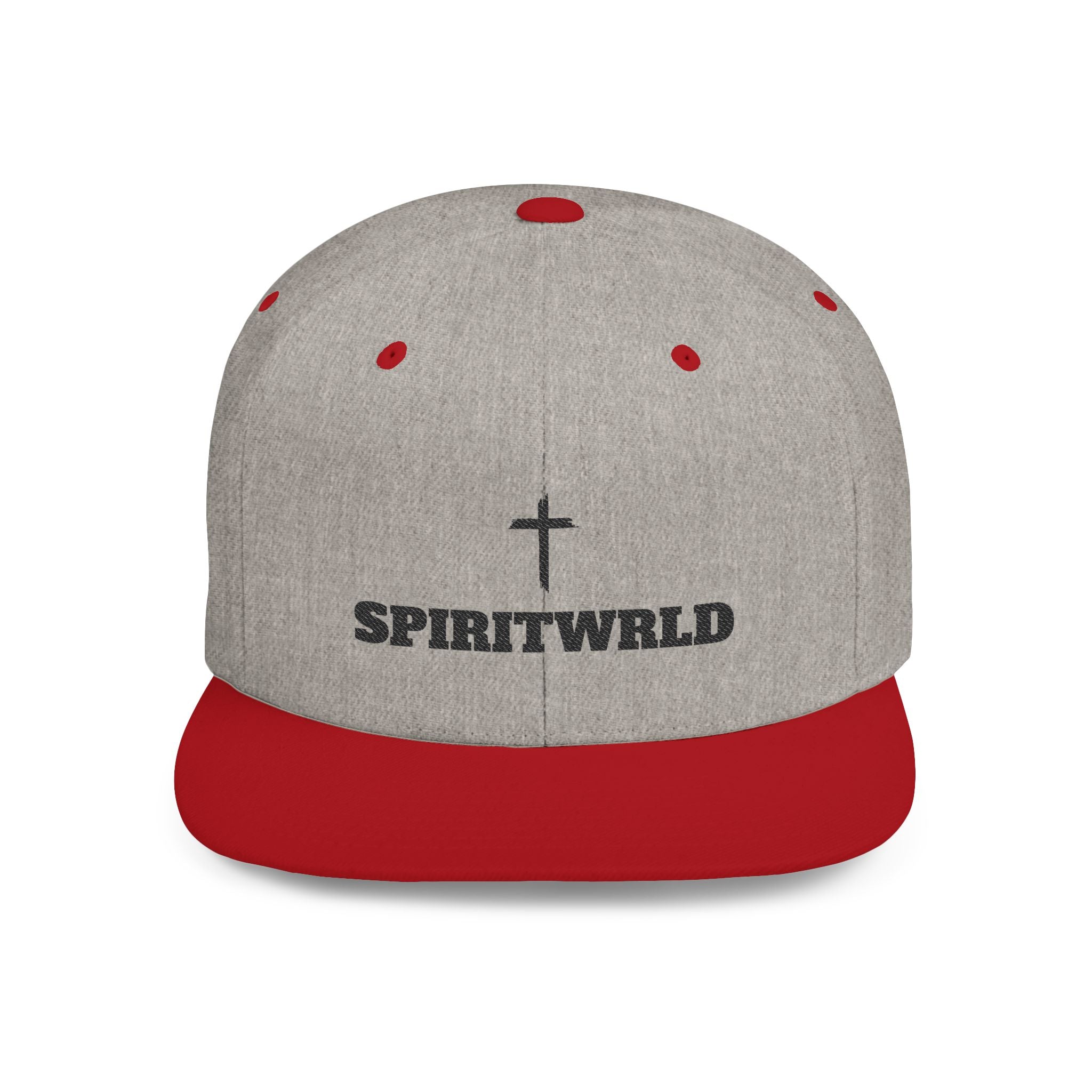 Spirit wrld Cross Flat Bill Snapback Hat