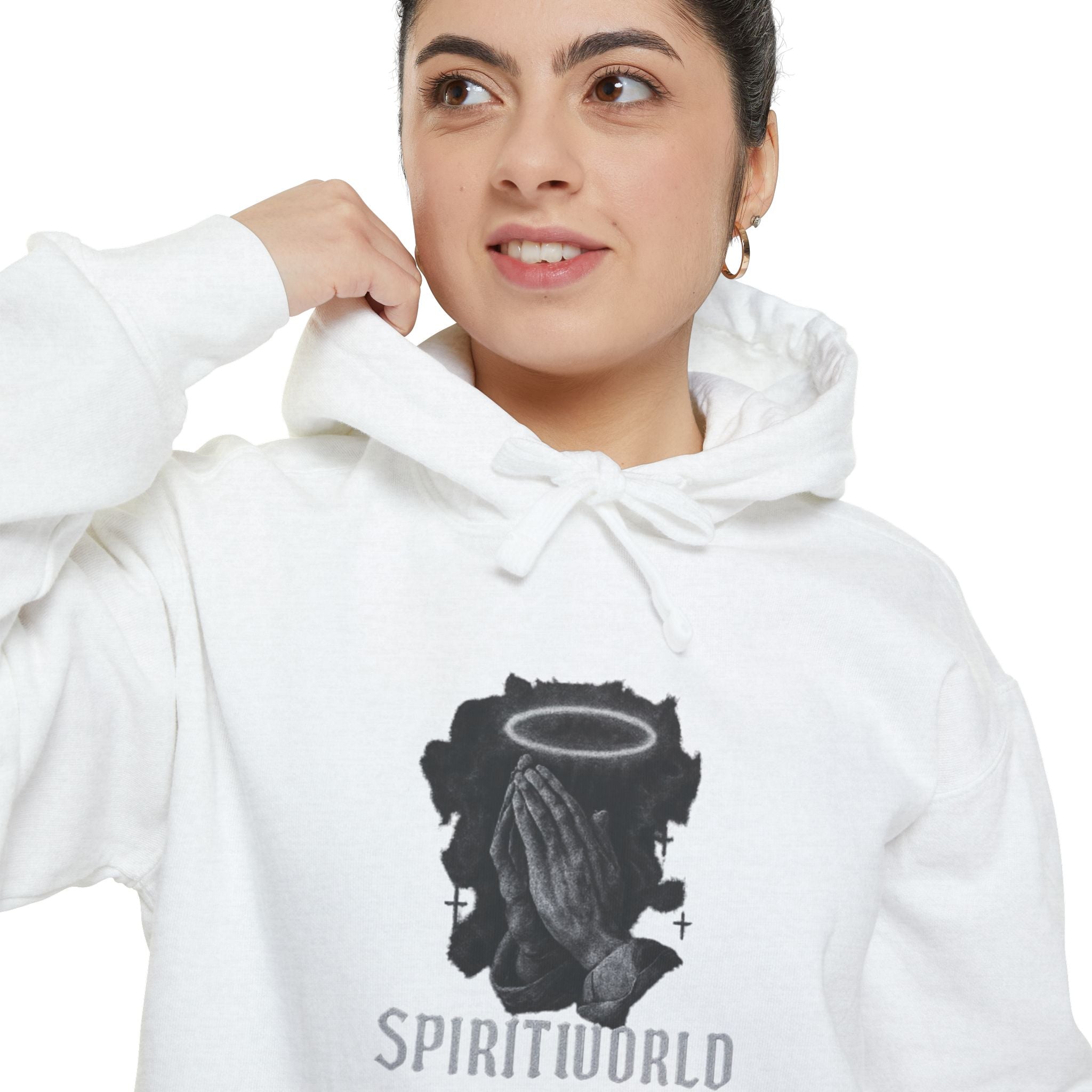 Spirit Wrld Prayer Hands Graphic Pullover