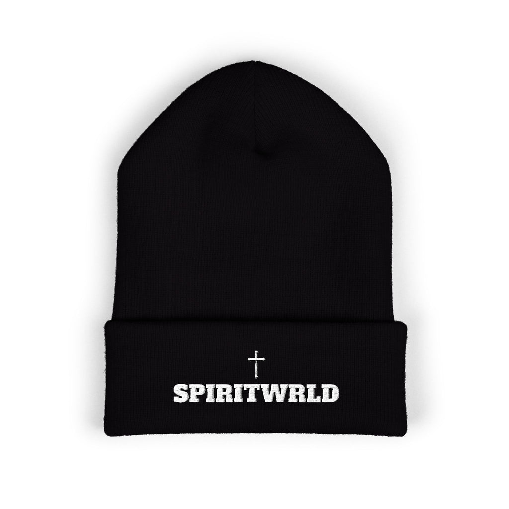 Spirit Wrld Embroidered Cuffed Beanie