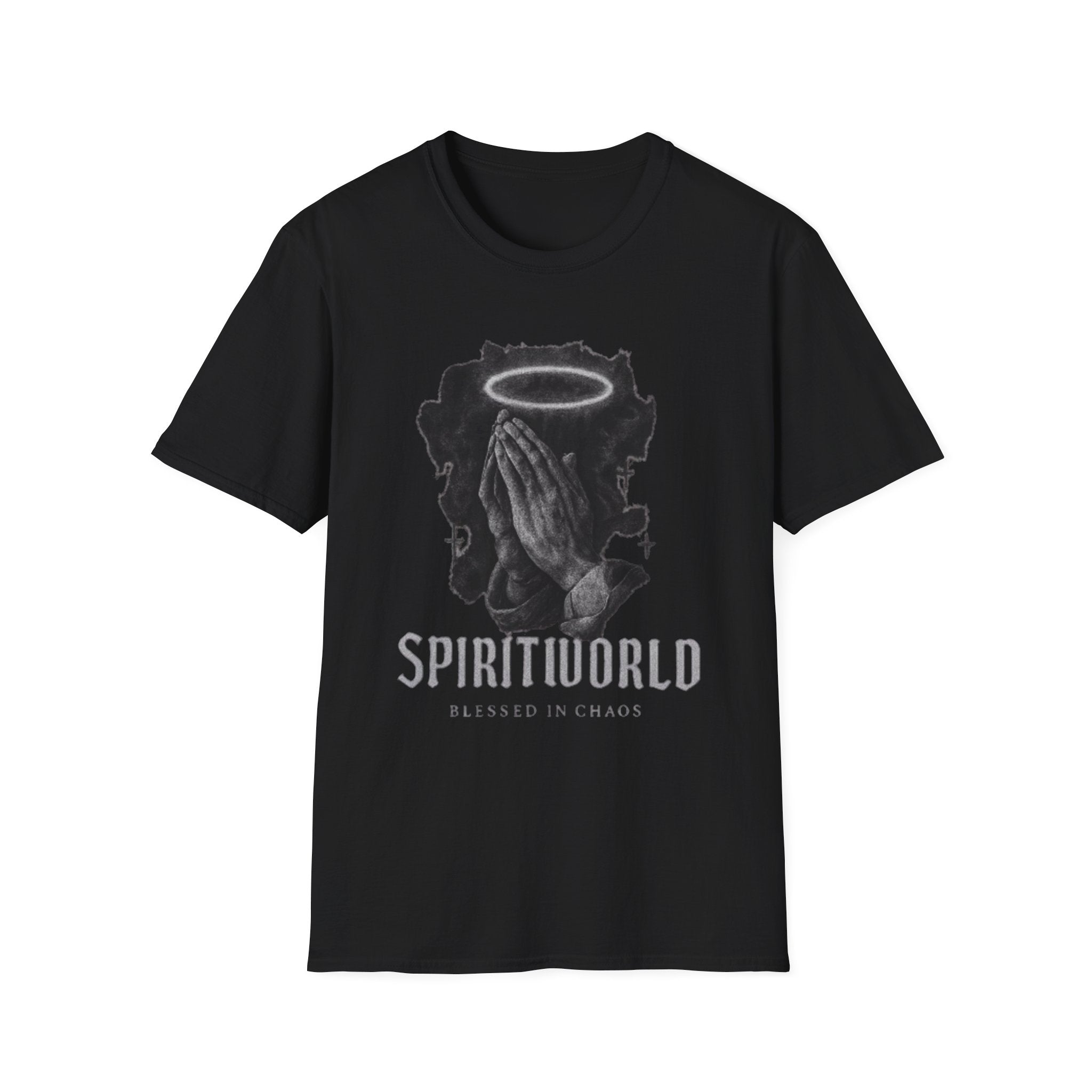 Spirit Wrld Praying Hands Faith Graphic Tee