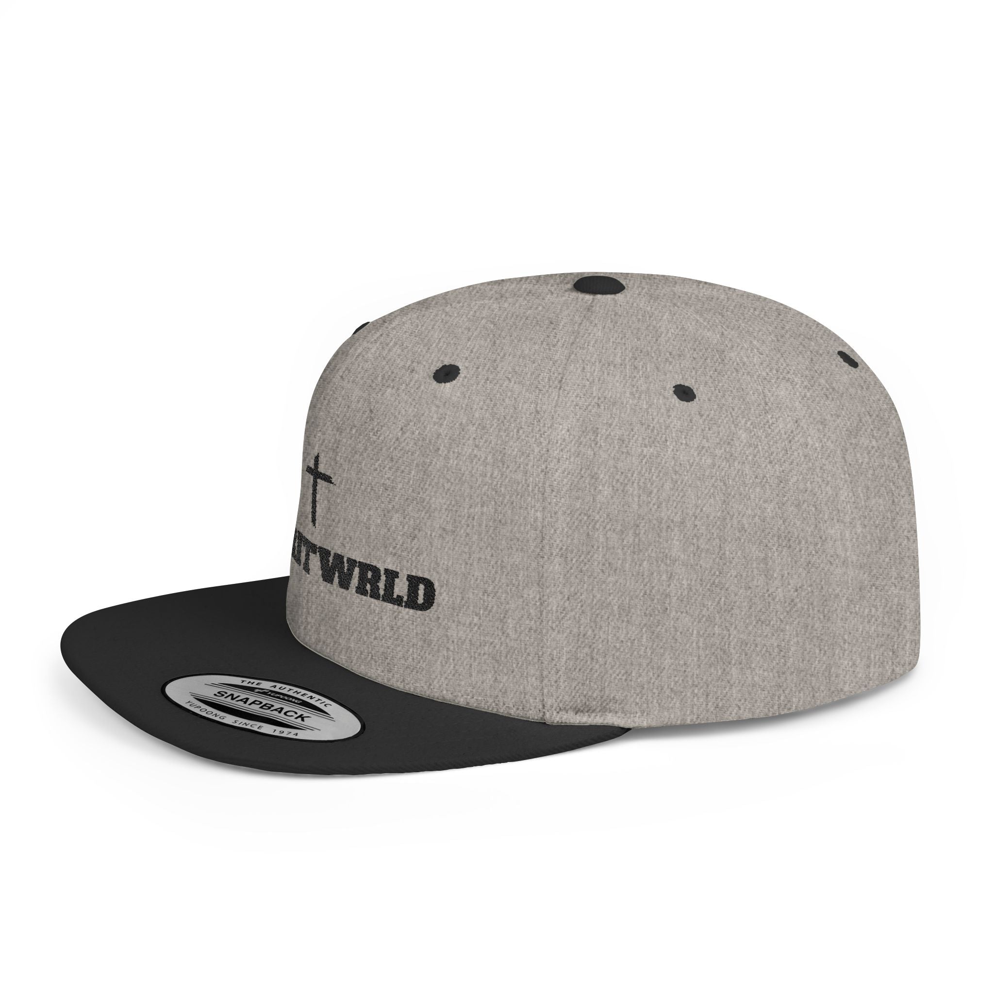 Spirit wrld Cross Flat Bill Snapback Hat