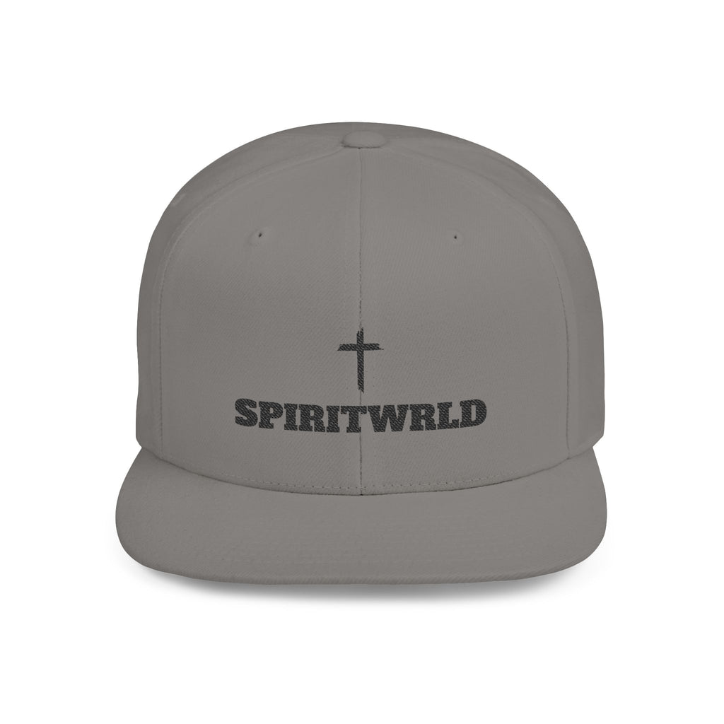 Spirit wrld Cross Flat Bill Snapback Hat