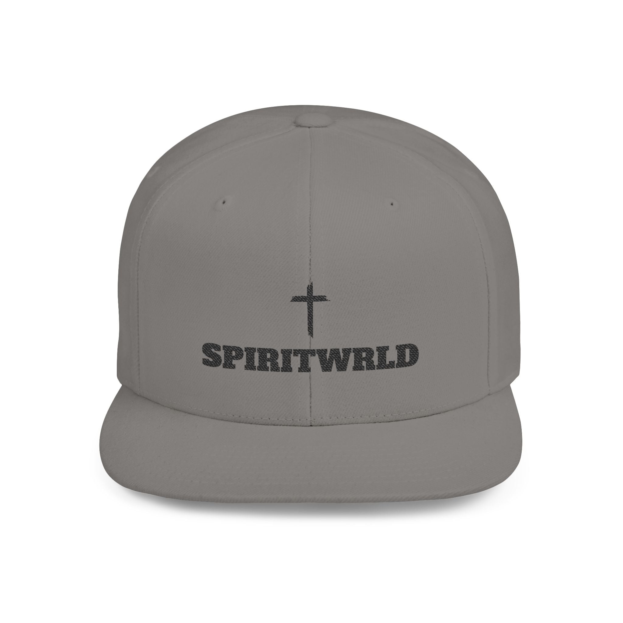 Spirit wrld Cross Flat Bill Snapback Hat
