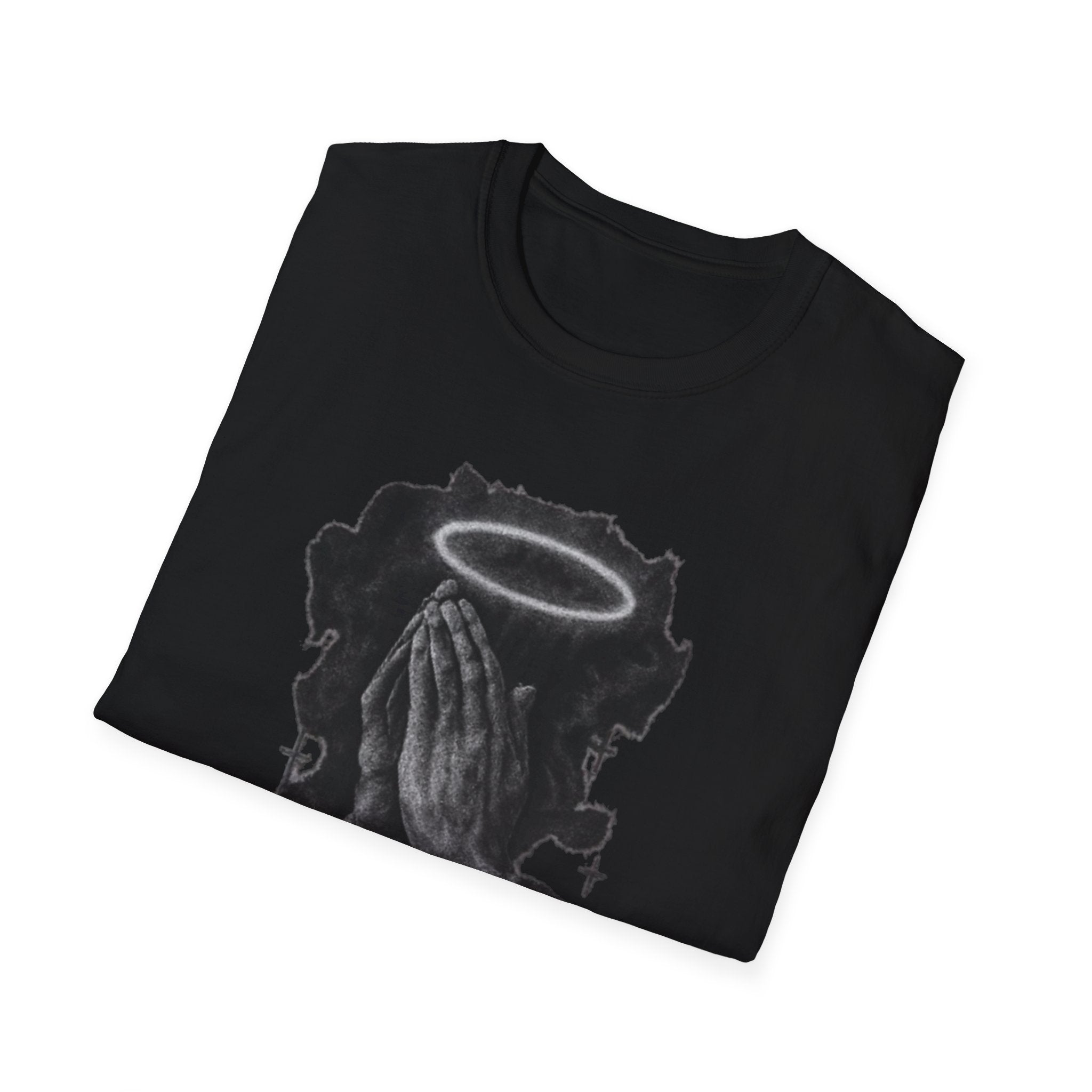 Spirit Wrld Praying Hands Faith Graphic Tee