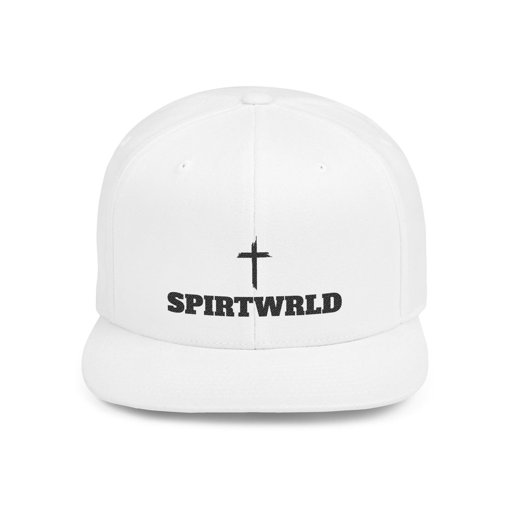 Spirit wrld Cross Flat Bill Snapback Hat