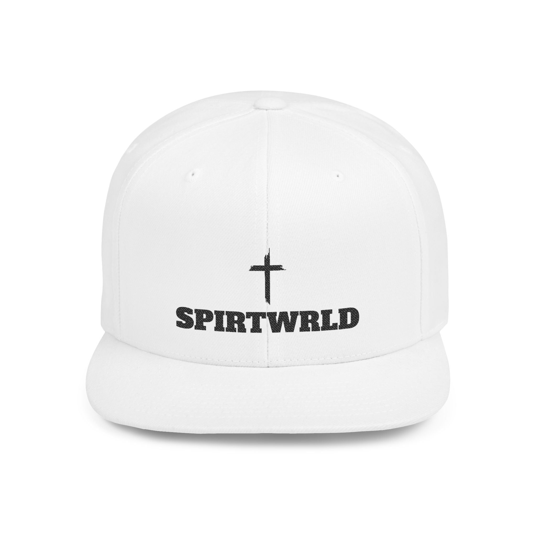 Spirit wrld Cross Flat Bill Snapback Hat