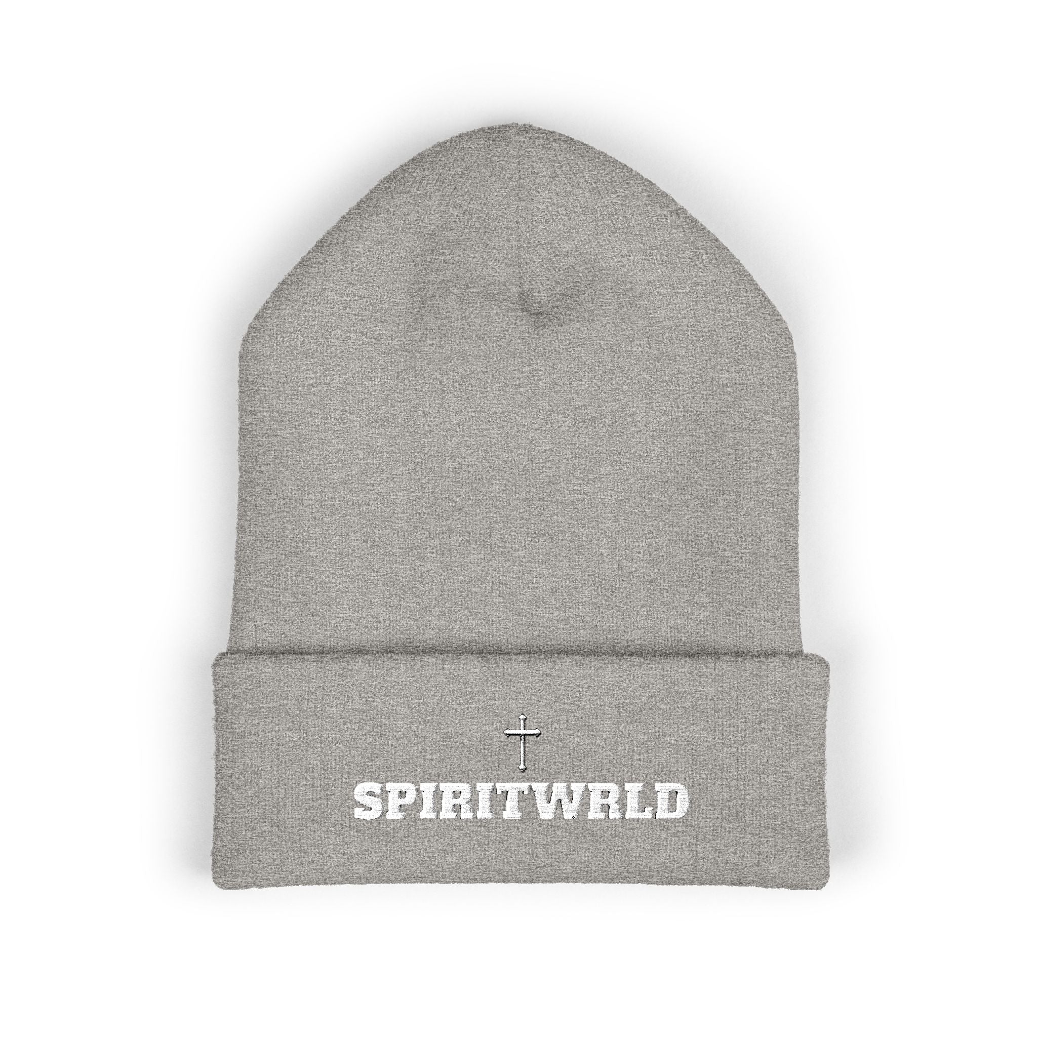 Spirit Wrld Embroidered Cuffed Beanie