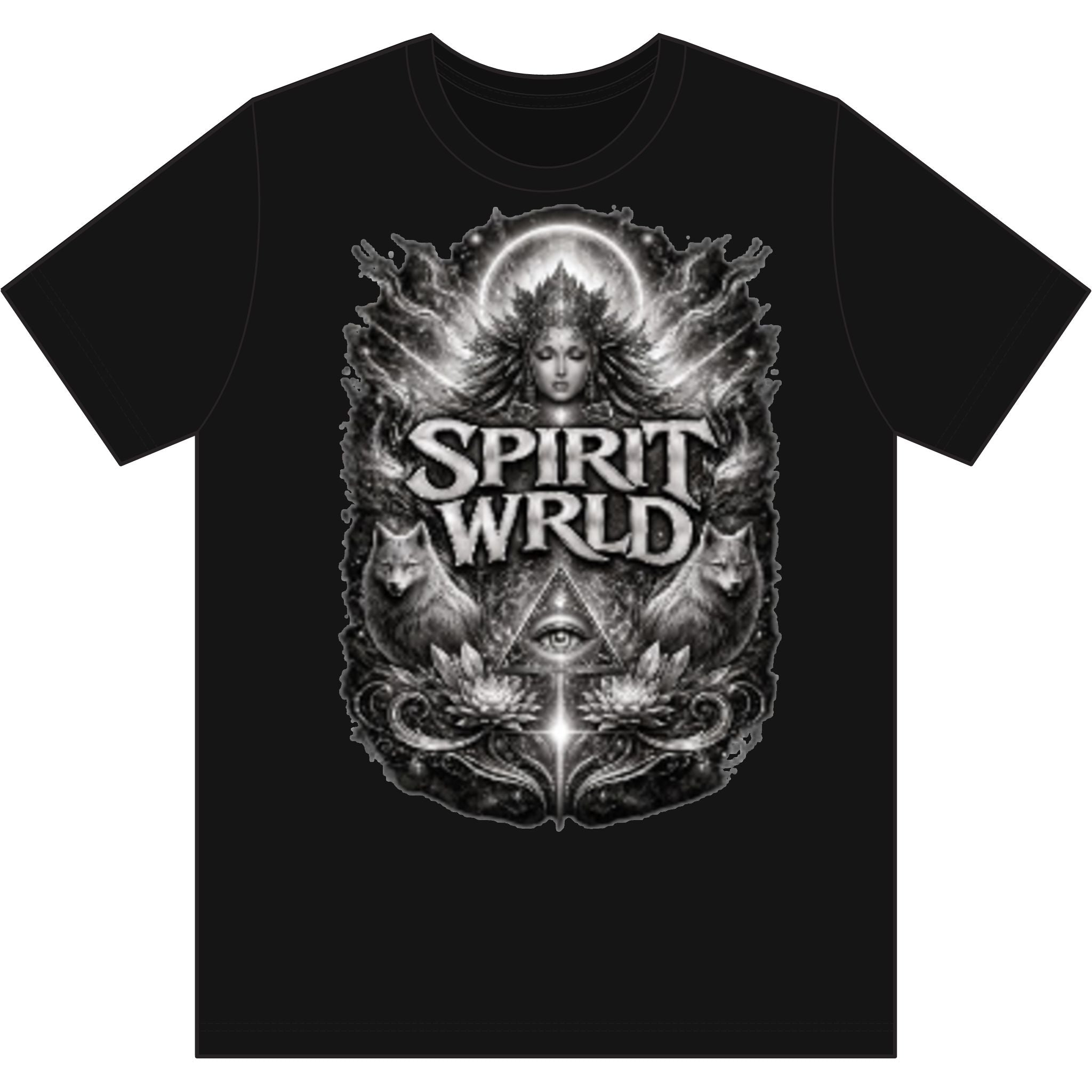 Spirit Wrld Mystic Wolf Graphic Tee