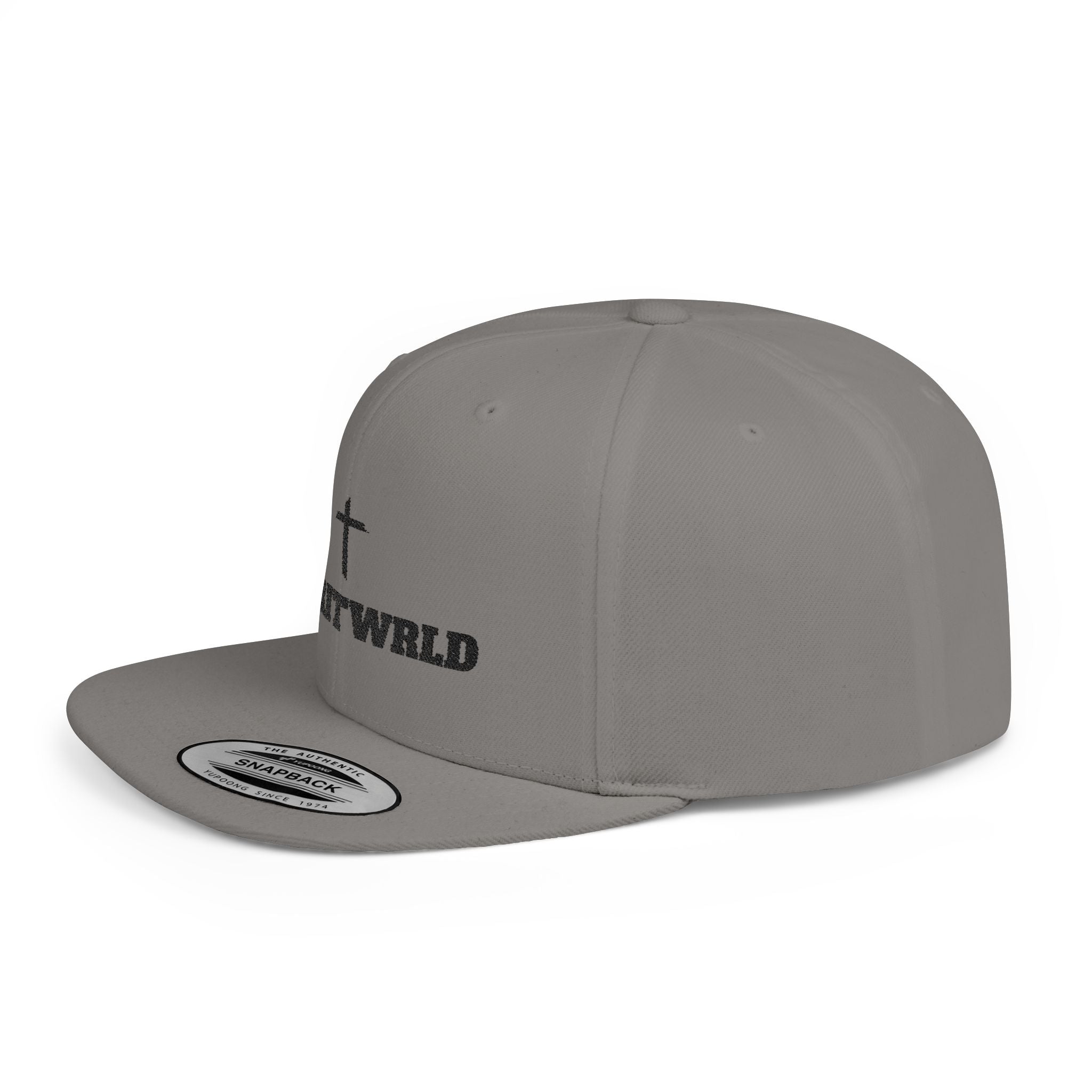 Spirit wrld Cross Flat Bill Snapback Hat